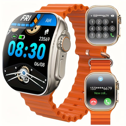 100+ Sports Modes, Compass Pedometer Alarm, Answer/Make Calls, Compatible with iPhone And Android -smart Watch for Men, Great Fashionable Gift!