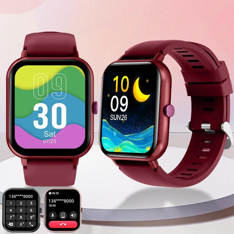 1.83" Touch Screen Smart Watch, Digital Fitness Watches with Call Function & 100+ Sports Modes, Multifunctional Electronic Fitness Watch, Smartwatch Watch, Wearable, Waterproof Smartwatch, Custom Wristwatch
