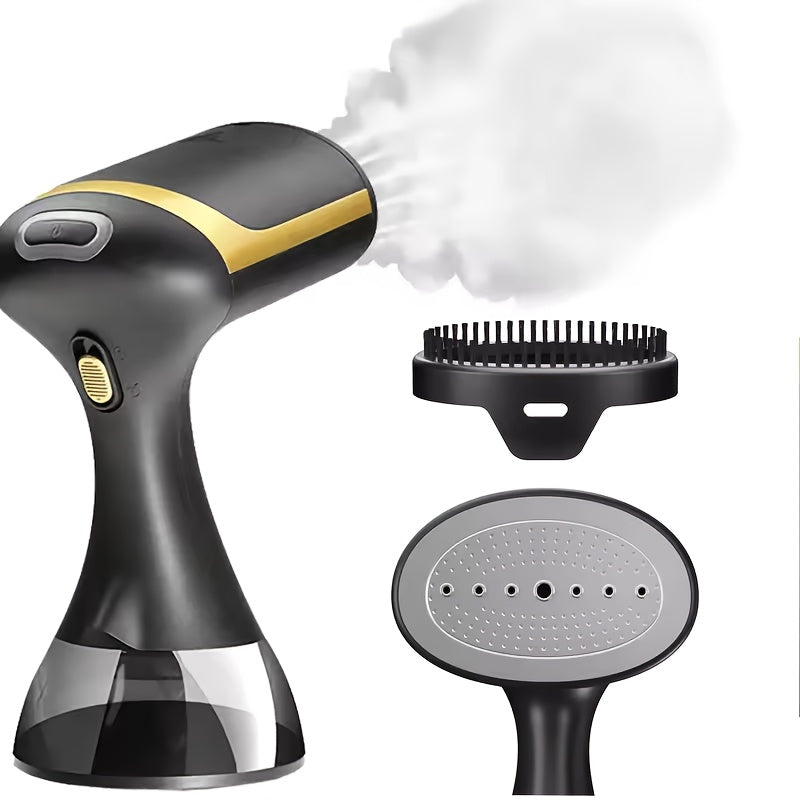 1pc 1100W High Power Portable Garment Steamer, Fast 20S Mist, 300ml Large Water Tank, Stainless Steel Steam Panel, Quick for All Fabrics, Home & Travel Use, US Plug, 110V