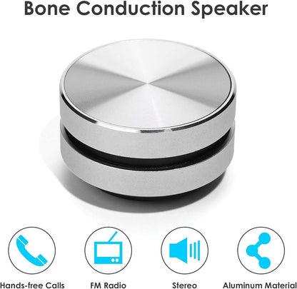 Bluetooth Mini Speaker Bone Conduction Portable Wireless Speaker Stereo Bass Sound Creative Portable Speakers Mini Size Music Player for Home,Outdoor,Travel
