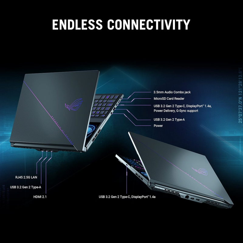 🔥Limited Time Promotion🔥 ASUS ROG Zephyrus Duo 16 (2022) Gaming Laptop, 16” Mini LED 240Hz/3ms, QHD 16:10 Display, 100% DCI-P3, NVIDIA GeForce RTX 4090, AMD Ryzen 9, 32GB DDR5, 2TB SSD, Windows 11 Pro, GX650PY-XS97, Black