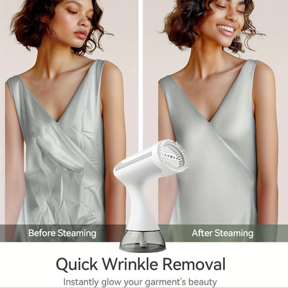 1pc 1100W High Power Portable Garment Steamer, Fast 20S Mist, 300ml Large Water Tank, Stainless Steel Steam Panel, Quick for All Fabrics, Home & Travel Use, US Plug, 110V