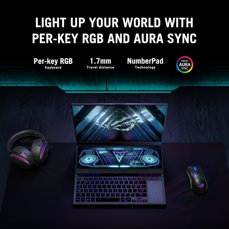 🔥Limited Time Promotion🔥 ASUS ROG Zephyrus Duo 16 (2022) Gaming Laptop, 16” Mini LED 240Hz/3ms, QHD 16:10 Display, 100% DCI-P3, NVIDIA GeForce RTX 4090, AMD Ryzen 9, 32GB DDR5, 2TB SSD, Windows 11 Pro, GX650PY-XS97, Black