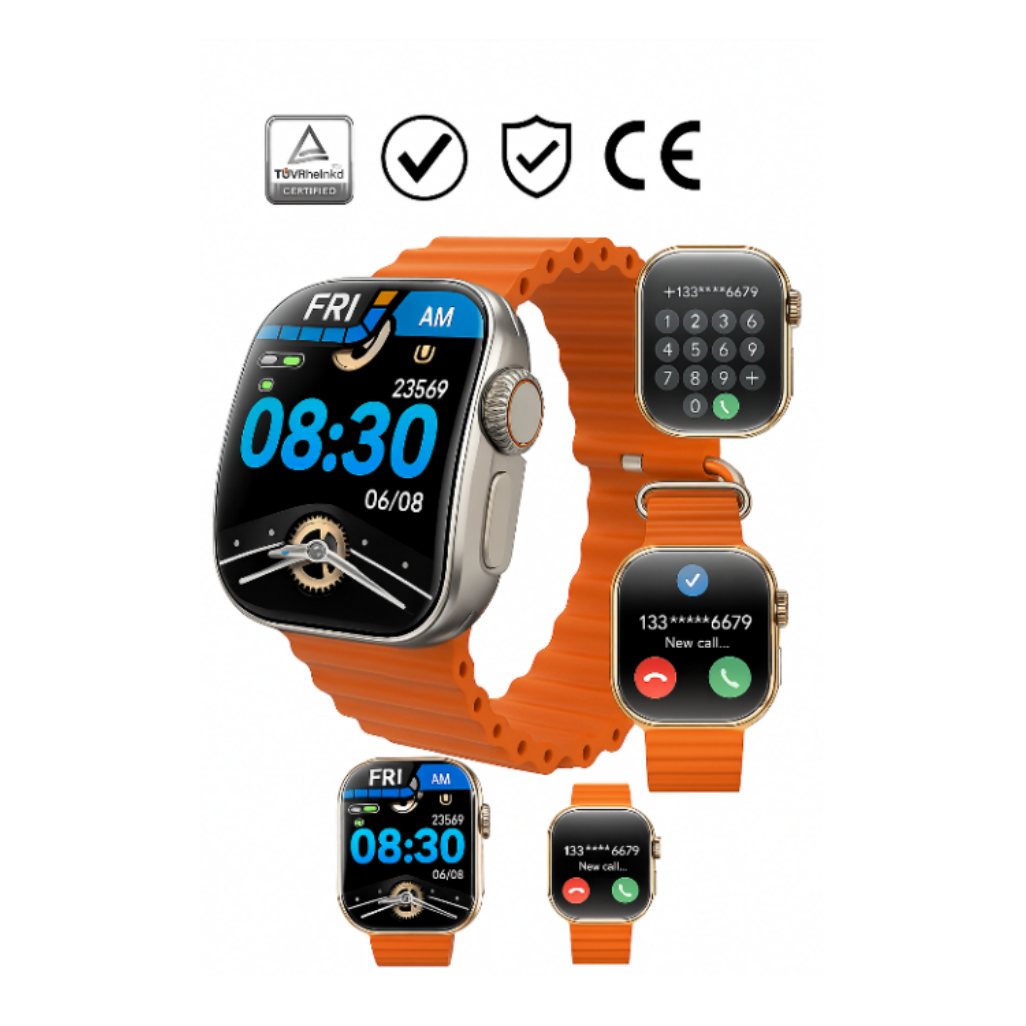 100+ Sports Modes, Compass Pedometer Alarm, Answer/Make Calls, Compatible with iPhone And Android -smart Watch for Men, Great Fashionable Gift!