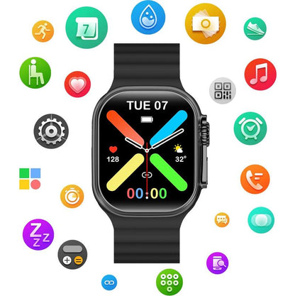 100+ Sports Modes, Compass Pedometer Alarm, Answer/Make Calls, Compatible with iPhone And Android -smart Watch for Men, Great Fashionable Gift!