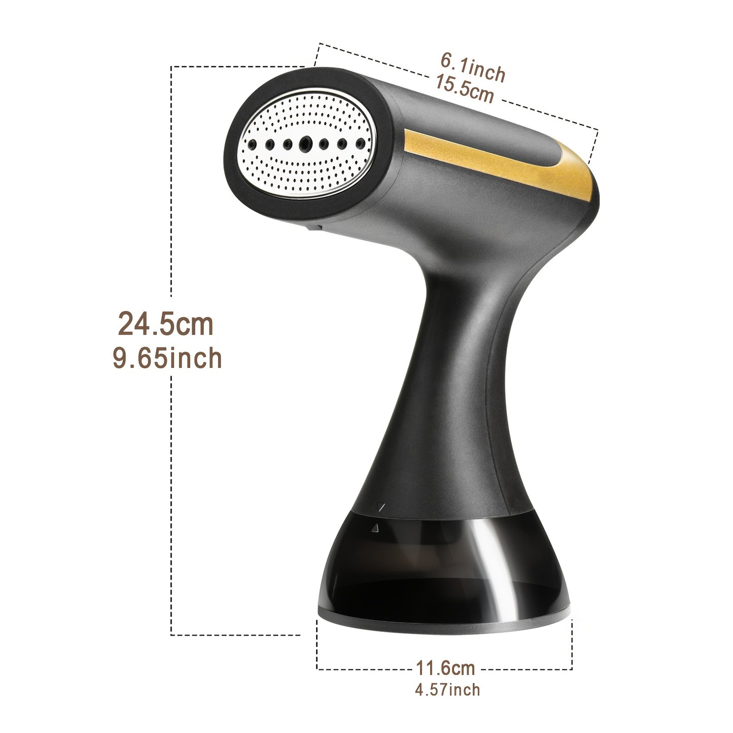 1pc 1100W High Power Portable Garment Steamer, Fast 20S Mist, 300ml Large Water Tank, Stainless Steel Steam Panel, Quick for All Fabrics, Home & Travel Use, US Plug, 110V