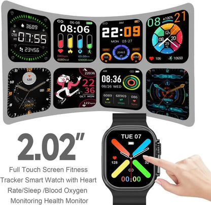 100+ Sports Modes, Compass Pedometer Alarm, Answer/Make Calls, Compatible with iPhone And Android -smart Watch for Men, Great Fashionable Gift!