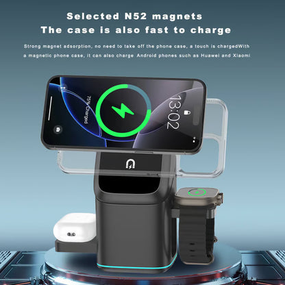 3-in-1 wireless charger-wireless multi-device charging touch pop-up charging🔋